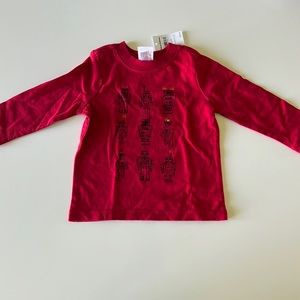 Hanna Andersson Long Sleeve Robot Boys T shirt